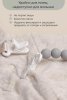 Набор держателей для пустышки, 2 шт, Almond milk / Light grey