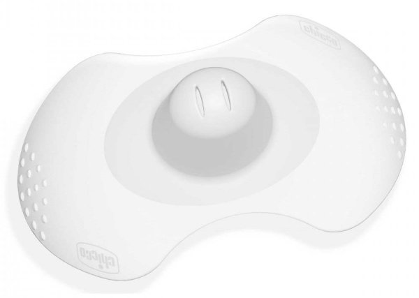 Chicco Накладки на соски силиконовые, размер S/M, 2 штуки