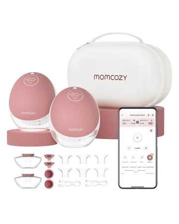 Беспроводной портативный электрический молокоотсос BP223 (Mobile Flow, M9), 2 штМамкози  Momcozy