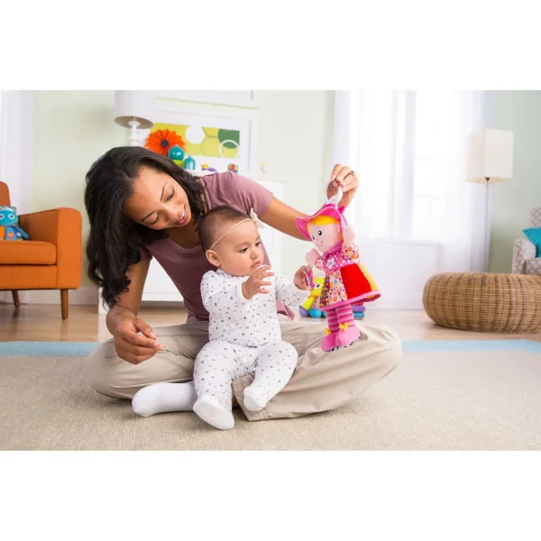 Lamaze(Ламаз) игрушка с подвесом развивающая для малышей Кукла Эмилия
