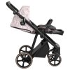 ROAN Коляска 2 в1 Sol короб + прогулка Flowers Powder/Rose gold /руч.Коричневый
