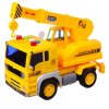 ABtoys Машинка 1:20 "Автокран", пластмассовая инерционная, со звуковыми и световыми эффектами