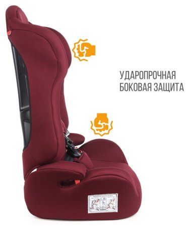 Zlatek Автокресло basic Atlantic (9-36 кг) / цвет бордо
