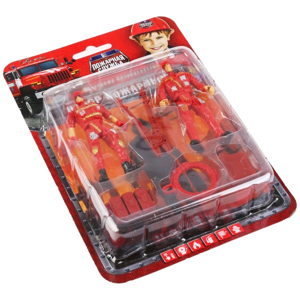 Играем вместе Игровой набор фигурок Пожарные 299754 / цвет красный