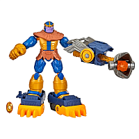 1Тoy Набор игровой Marvel Бенди Танос и транспорт / цвет синий, оранжевый					