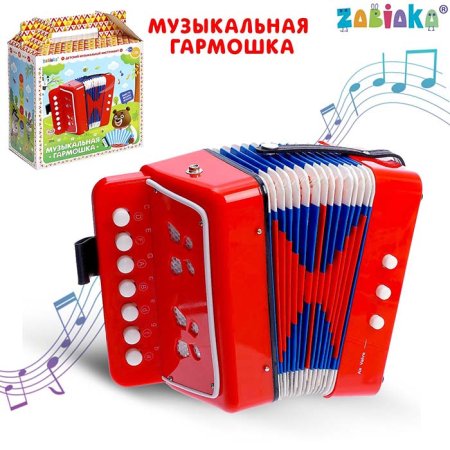 Zabiaka Игрушка "Гармонь" / цвет красный