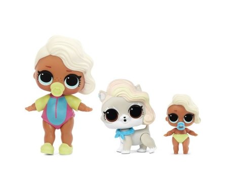 L.O.L. Игрушка  Surprise Куколка младшая сестричка Color Change Lil Sisters Asst in PDQ
