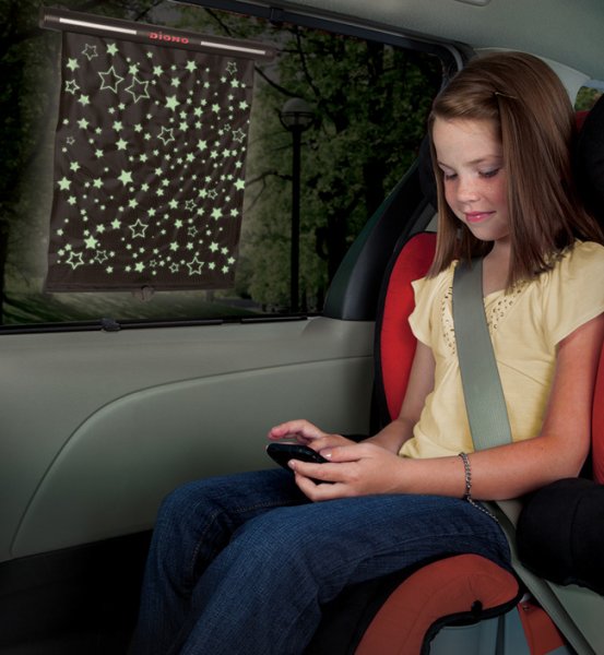 Diono шторка от солнца starry night / цвет черный