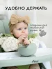 Ложка силикон для прикорма 2шт льняной 0+ арт. 860377 MIYOUMI/МИЮМИ 