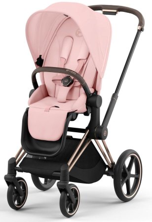 Коляска Cybex Priam IV Rosegold 2в1,+спаль.блок (Peach Pink)