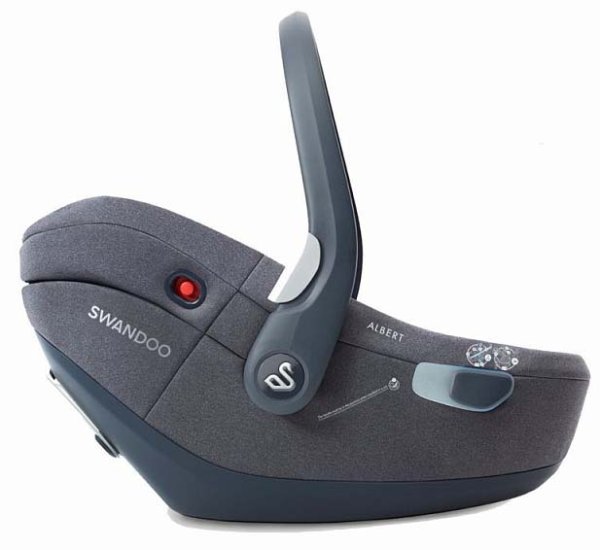 Swandoo Автокресло Albert I-Size 1.1 (0-13 кг) / цвет Chia Black (черный)