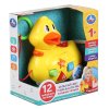 Умка Развивающая игрушка Музыкальная уточка-каталка 299599 / цвет желтый