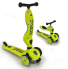 Трехколесный самокат с сиденьем Scoot&Ride HighwayKick (2в 1) зеленый