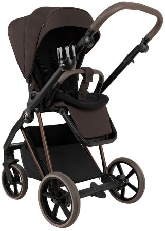 ROAN Коляска 2 в1 Sol Luxury короб+прогул (Turkish Coffe/Bronze/руч.Capp/к.Capp)