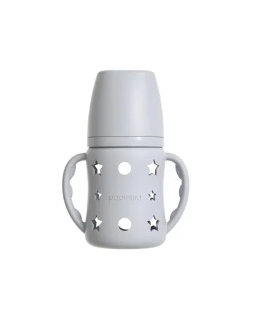 Силиконовый чехол для бутылочки, Light grey, 160 мл