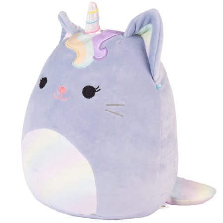 Squishmallows Игрушка мягкая "Кошка-единорожка Кларисса" Сквишмэллоус 30 см