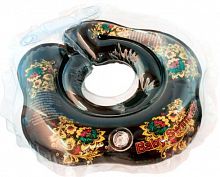 Круг на шею для купания Baby Swimmer "Гламур" Хохлома BS01Y (3-12 кг)