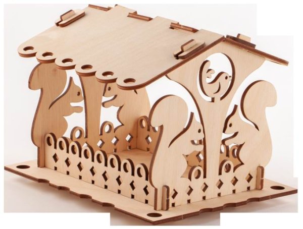 Lori Деревянный конструктор "Кормушка для птиц"