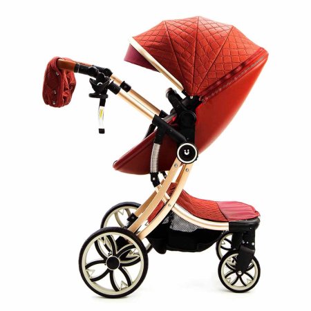 Bambini Moretti  Коляска 2 в 1 Vondoo 2, цвет / wine (красный)