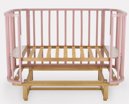 Rant Детская кровать Sandy, 120x60 см / цвет Cloud Pink (розовый)