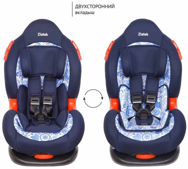 Zlatek Автокресло Compass (9-25 кг) / цвет этно lux (синий)