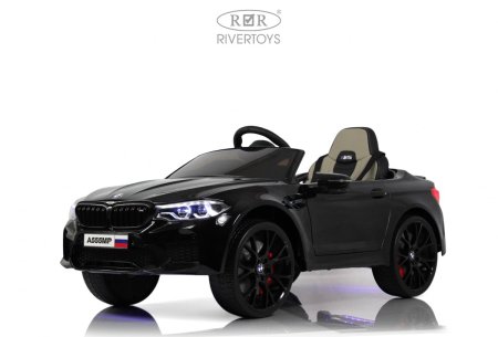 A555MP Электромобиль BMW M5 Competition (Черный глянец)