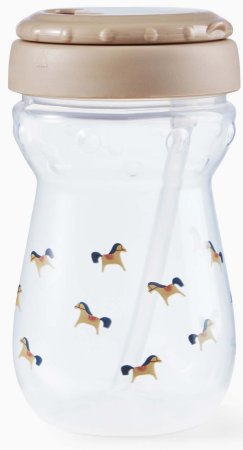 Happy Baby Поильник с трубочкой Horse, 360 мл