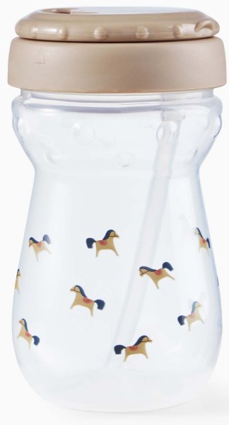 Happy Baby Поильник с трубочкой Horse, 360 мл