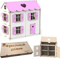 Woodplay Кукольный домик цветной в подарочной упаковке