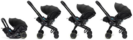 Doona Коляска-автокресло Doona X / цвет Nitro Black (черный)