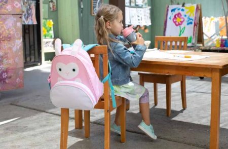Chicco Поильник Pop Up Cup, с 2 лет / цвет розовый