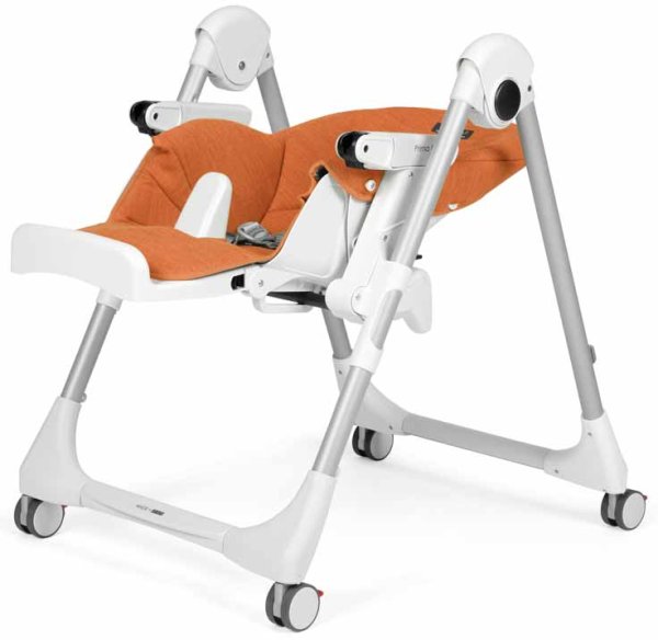 Peg-Perego Стульчик для кормления Prima Pappa Follow Me / цвет Wonder Orange (оранжевый)