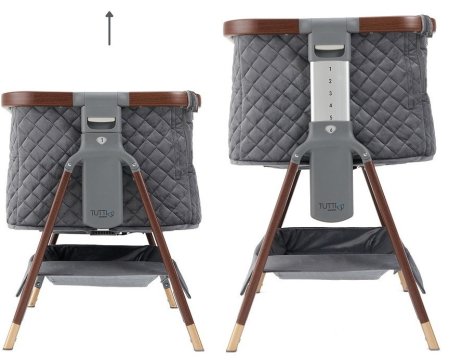 Колыбель Tutti Bambini (Тутти Бамбини) CoZee Luxe Walnut/Slate 211208/6581