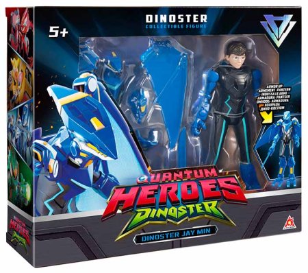 Dinoster Большая фигурка героя Джей Мин в дино-костюме, 20 см