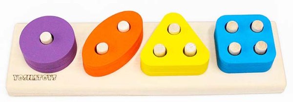 Yoshatoys Развивающая деревянная игрушка Сортер