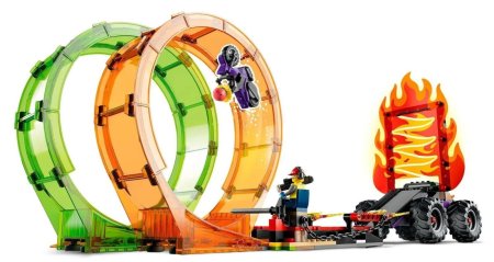 Lego City Конструктор "Трюковая арена Двойная петля"