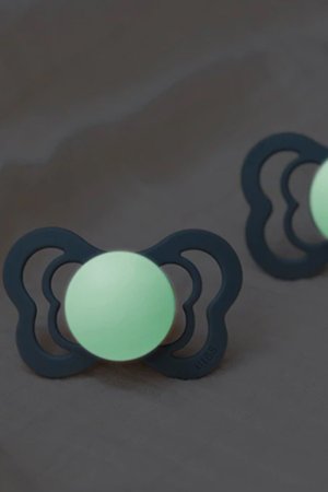 Пустышка латекс.ночная BIBS Supreme Glow - Sage, 0+ мес.