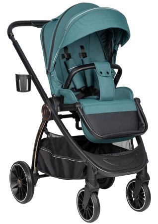 Farfello Коляска 3 в 1 Camille / цвет Ultramarine (бирюзовый)