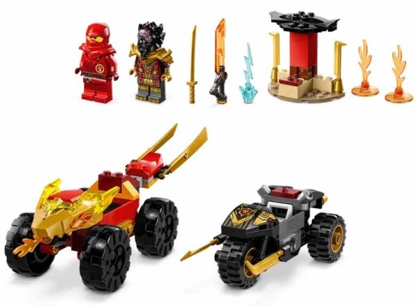 Lego Ninjago Конструктор "Кай и Рас: Битва на машине и мотоцикле"