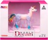 Masai Mara Фигурка из серии "Мир фэнтези" Фиолетовый жеребенок-единорог с цветной гривой