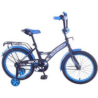 Mustang 283752 Велосипед детский 18" / цвет черно-синий матовый					