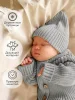 Amarobaby Комбинезон вязаный детский демисезонный Pure Love Tot, размер 56 / цвет серый
