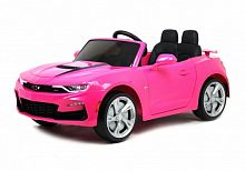 RiverToys Детский электромобиль Chevrolet Camaro 2SS / цвет розовый					