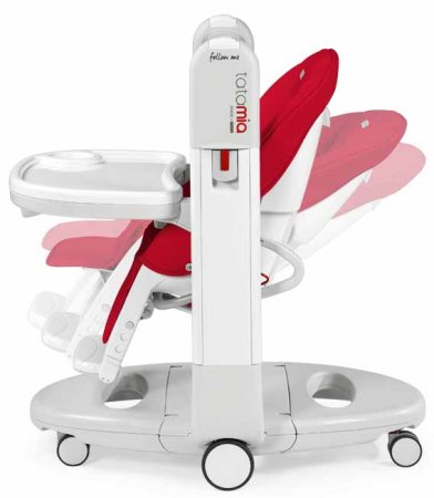 Peg-Perego Стульчик для кормления Tatamia Follow Me / цвет Fragola New (красный)