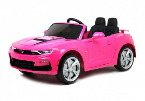 RiverToys Детский электромобиль Chevrolet Camaro 2SS / цвет розовый