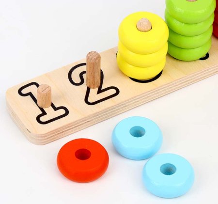 Alatoys Пирамидка "Счеты", 15 элементов