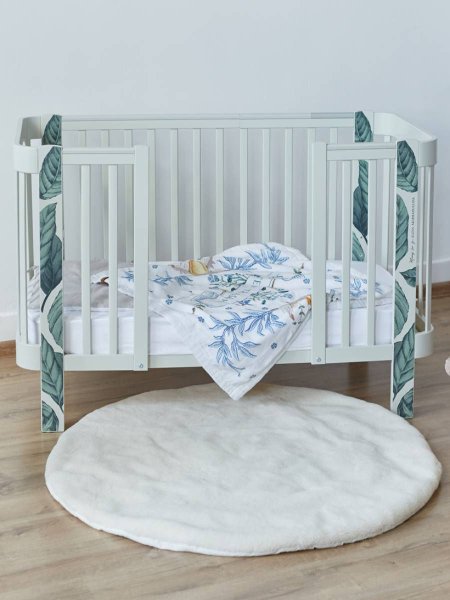 Happy Baby Комплект расширения для кроватки Mommy Love / цвет sage/серо-зеленый