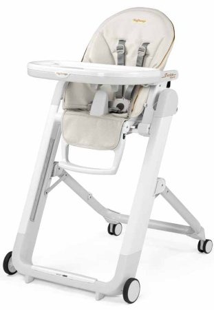 Peg-Perego Стульчик для кормления Siesta Follow Me, цвет Lucent (светло-серый)
