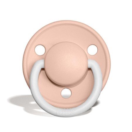 BIBS Соска-пустышка De Lux Silicone, 0-6 месяцев / цвет Blush Night
