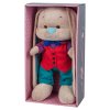 Jack&Lin Мягкие Игрушки Зайчик в Красной Жилетке, 25 см, в Подарочной Упаковке